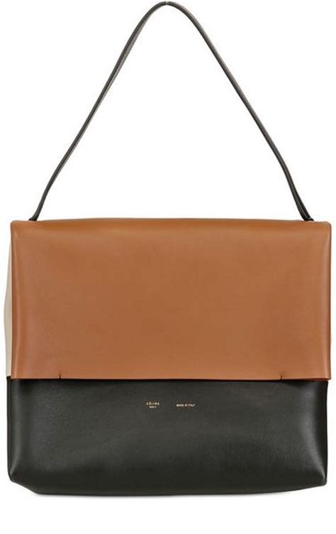 celine all soft mellow leather shoulder bag